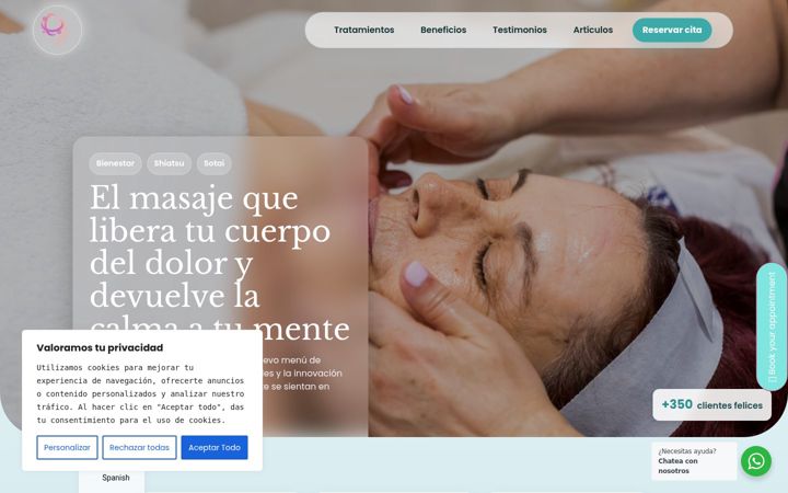 Screenshot of masajesyautoconcepto.es