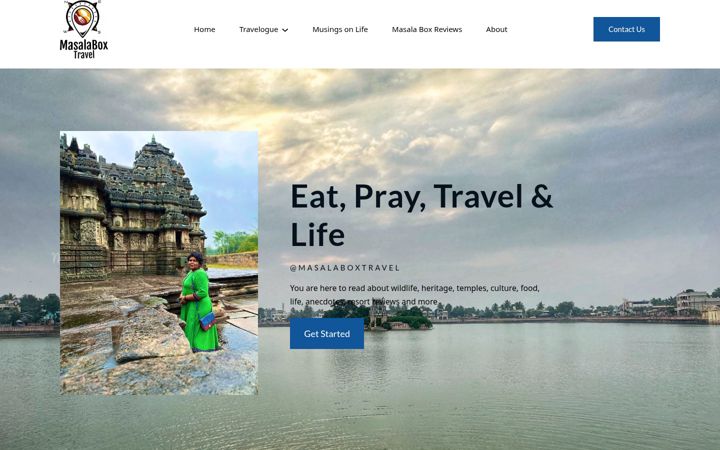 Screenshot of masalabox.co.in