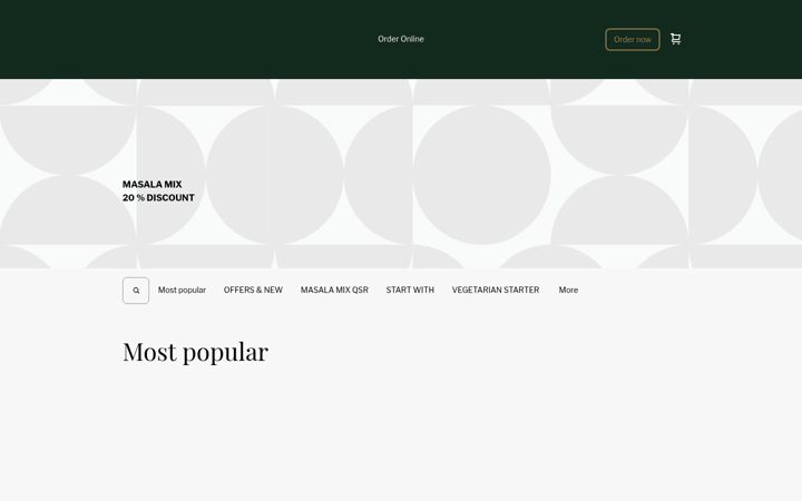 Screenshot of masalamix.online