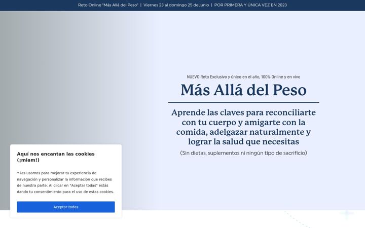 Screenshot of masalladelpeso.com
