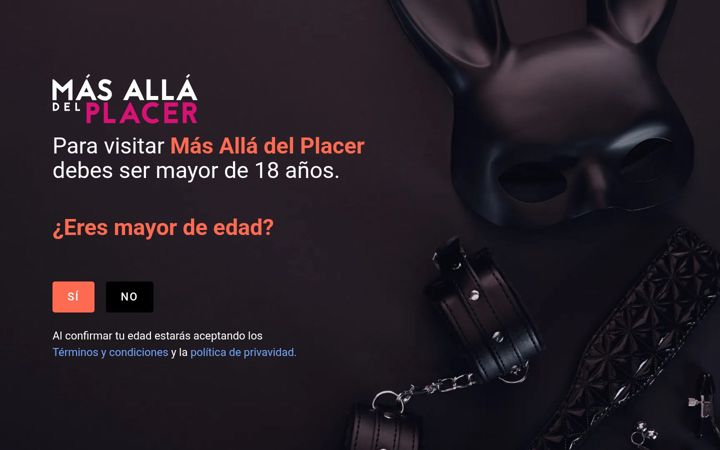 Screenshot of masalladelplacer.com