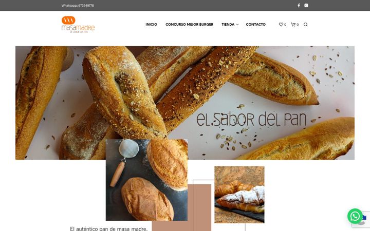 Screenshot of masamadremurcia.com