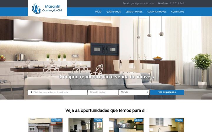 Screenshot of masanfil.com