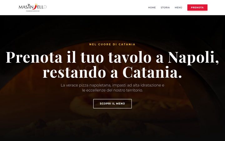 Screenshot of masaniellotradizioninapoletane.it