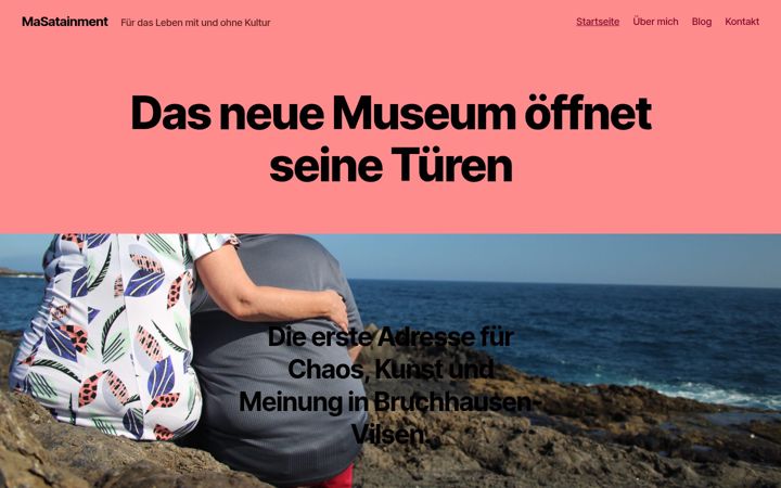 Screenshot of masatainment.de