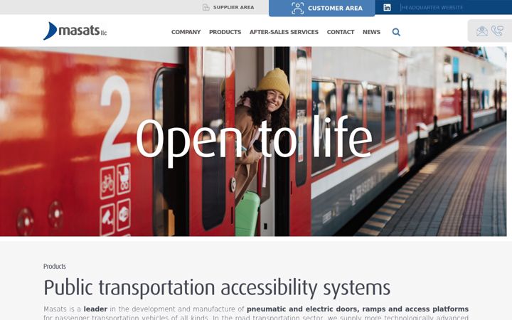Screenshot of masats-llc.com