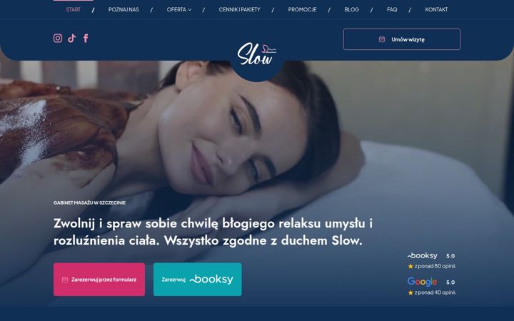 Screenshot of masazwszczecinie.pl