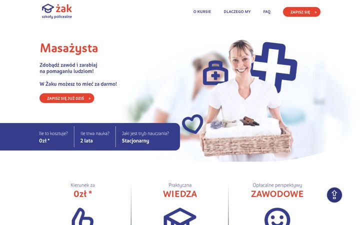Snímek obrazovky masazysta.edu.pl