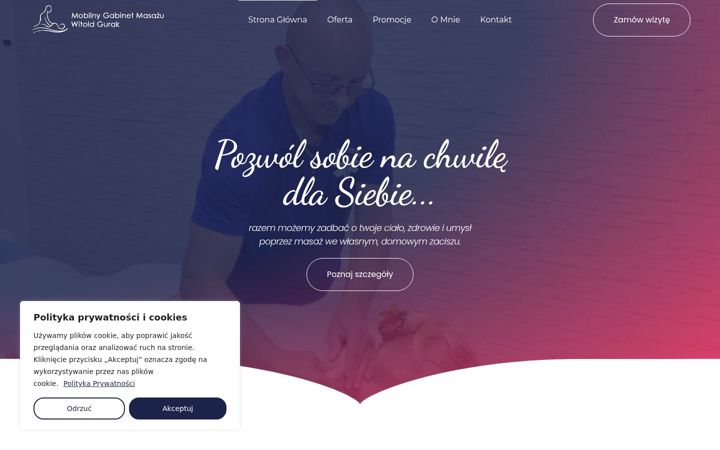 Screenshot of masazystabrodnica.pl