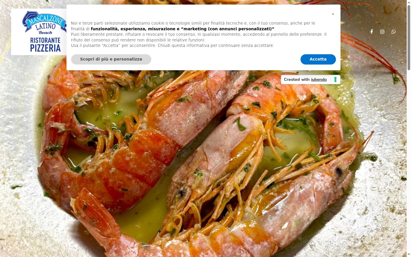Skärmbild av samtyckesbannern som visades före någon interaktion