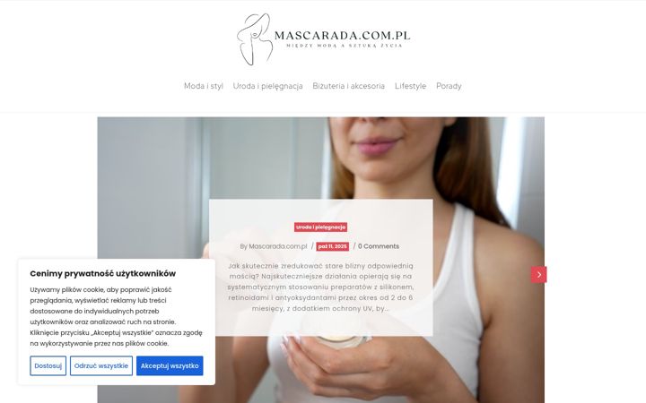 Screenshot of mascarada.com.pl