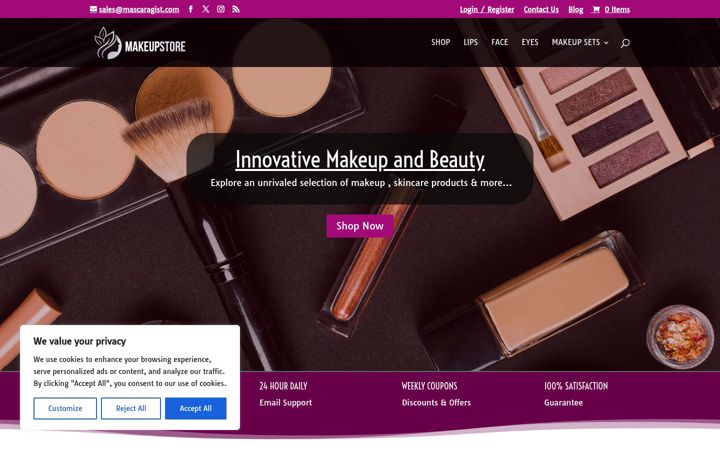 Screenshot of mascaragist.com