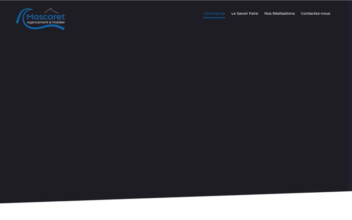 Screenshot of mascaret-agencement.com