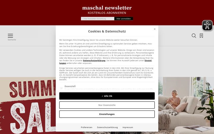 Screenshot of maschal.com