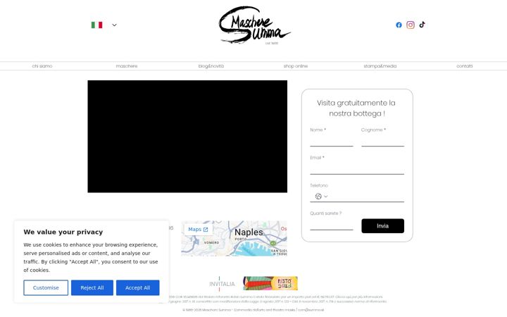 Screenshot of maschere-summa.com