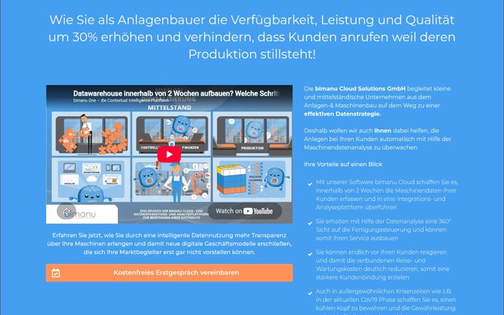 Screenshot of maschinenbau.io