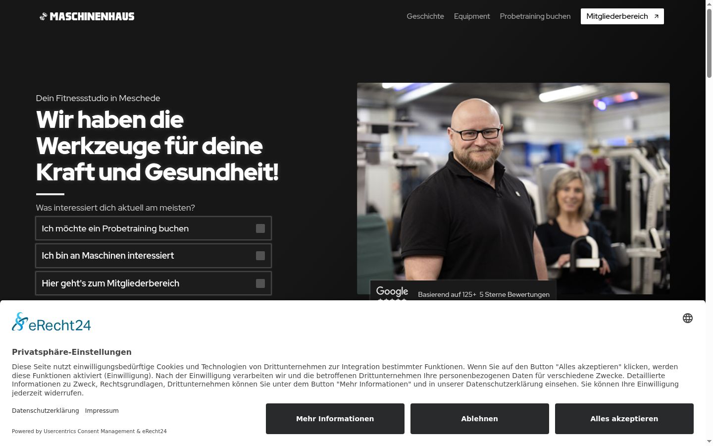 Sutikimo reklamjuostės, rodytos prieš bet kokią sąveiką, ekrano kopija