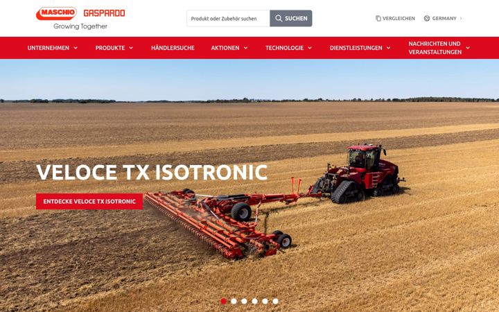 Screenshot of maschio.de