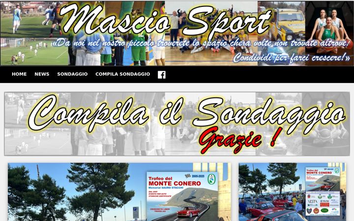 Screenshot of masciosport.it