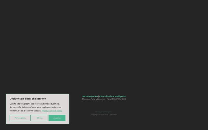 Screenshot of mascopywriter.it