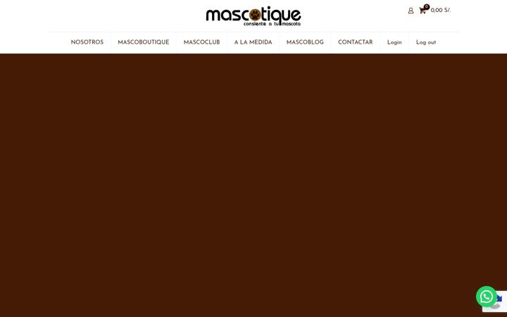 Screenshot of mascotique.com
