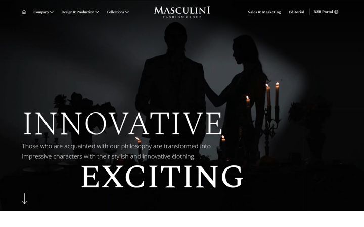 Screenshot of masculini.com