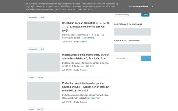 Screenshot of masdayat.net