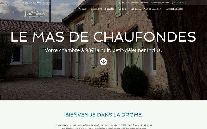 Screenshot of masdechaufondes.com
