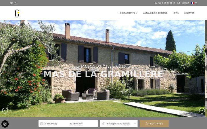 Screenshot of masdelagramillere.com