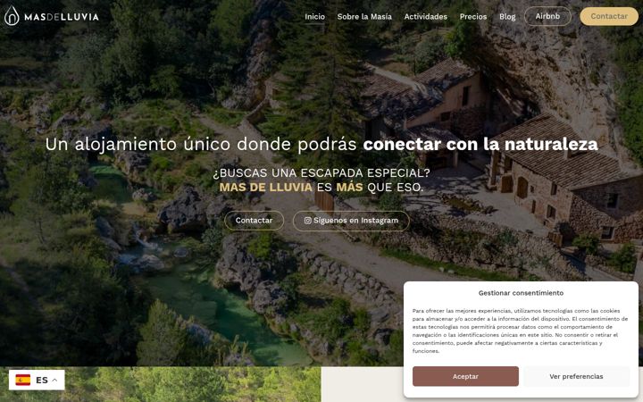 Screenshot of masdelluviabeceite.com