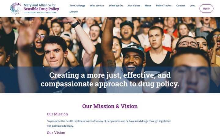 Screenshot of masdp.org
