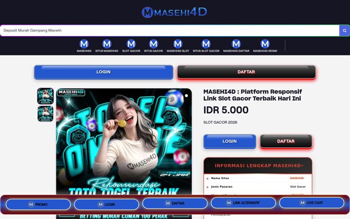 Screenshot of masehi4d.com