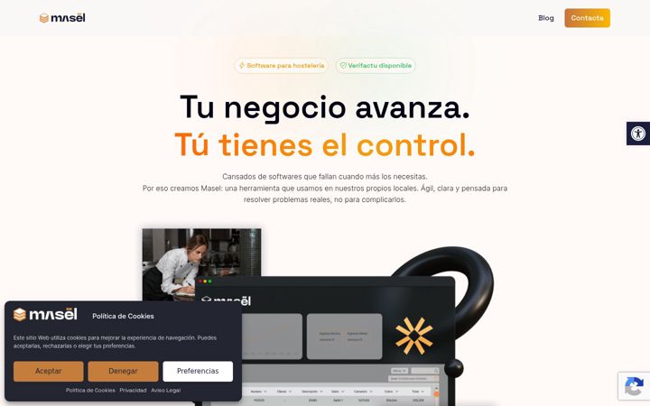 Screenshot of maselapp.com