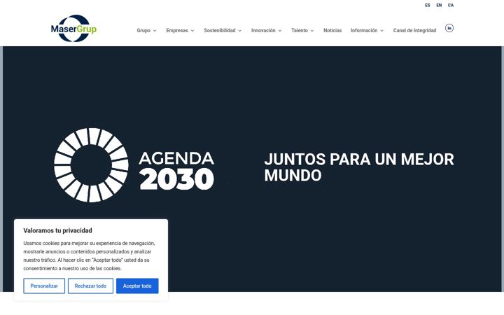 Screenshot of masergrup.com