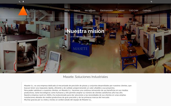 Screenshot of masete.es