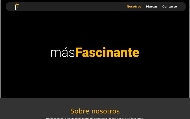 Screenshot of masfascinante.com