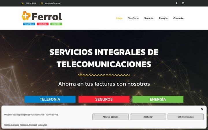 Screenshot of masferrol.com