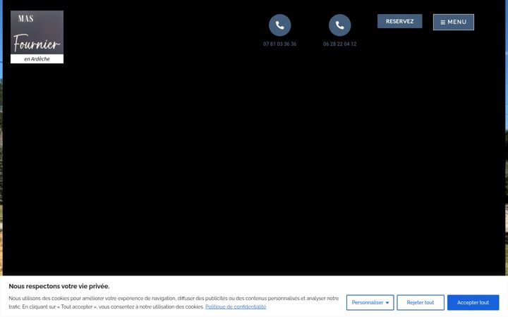 Screenshot of masfournier.com