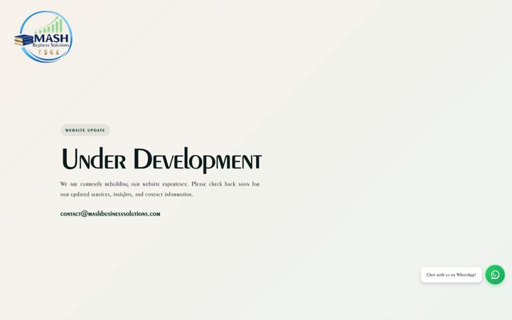 Screenshot of mashbusinesssolutions.com