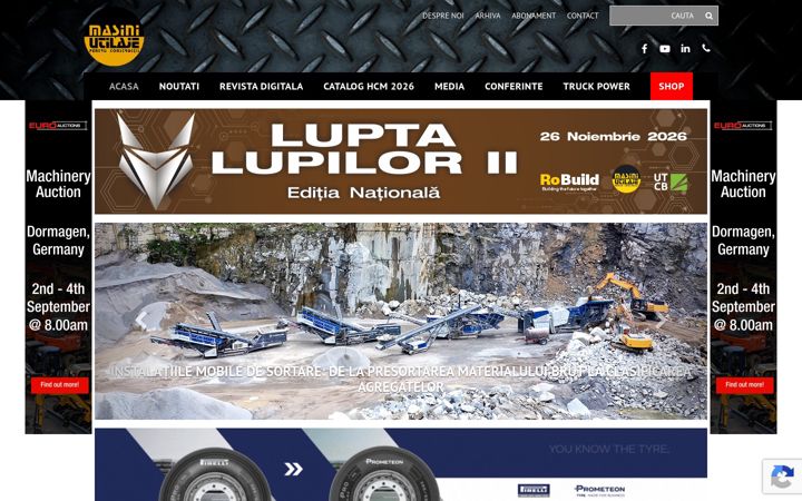 Screenshot of masinisiutilaje.ro