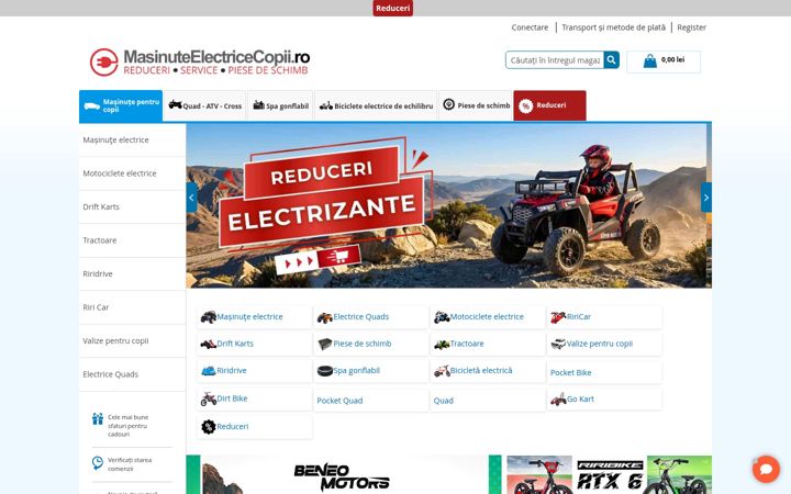 Screenshot of masinuteelectricecopii.ro