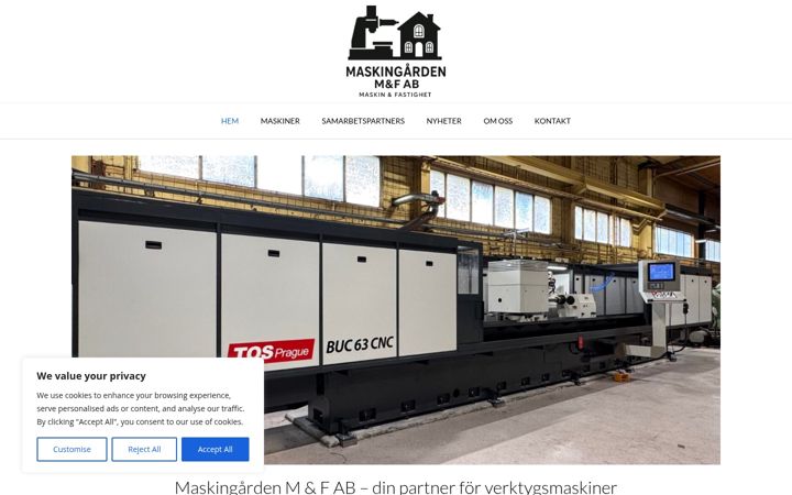 Screenshot of maskingarden.com