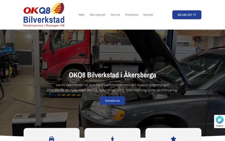 Screenshot di maskinroslagen.se