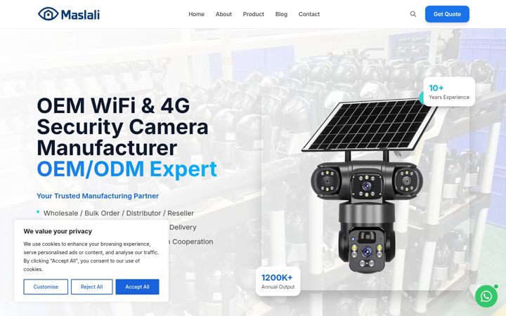 Screenshot of maslali.com