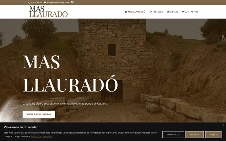 Screenshot of masllaurador.com