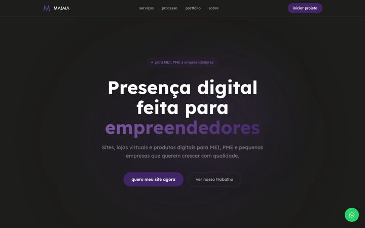 Screenshot of masma.com.br