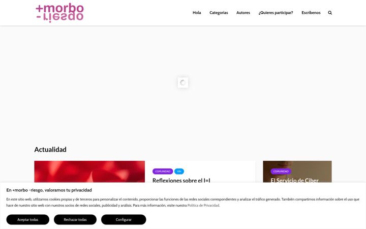 Screenshot of masmorbomenosriesgo.es