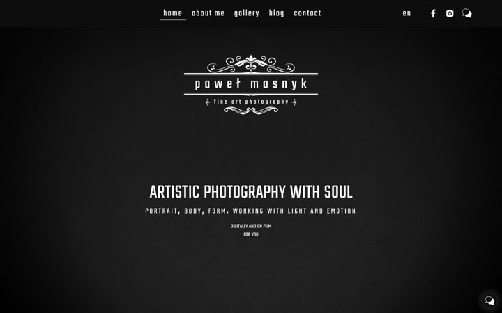 Screenshot of masnykphotography.com