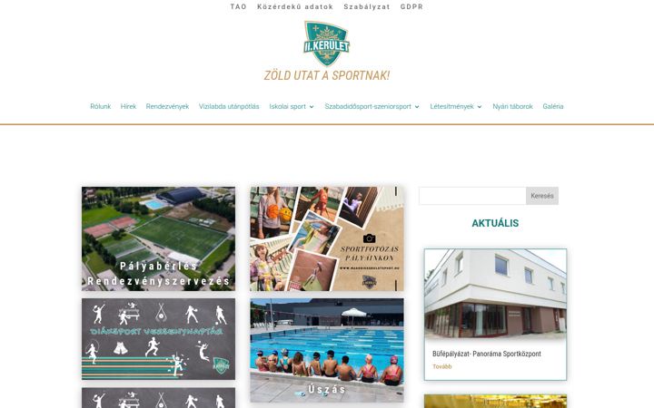 Screenshot of masodikkeruletsport.hu