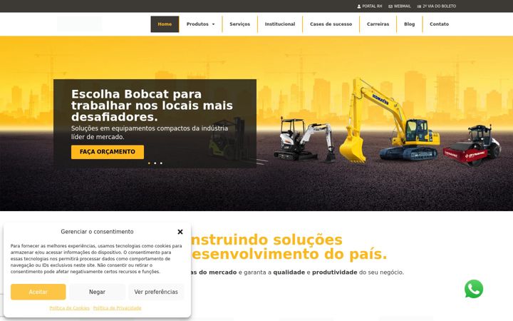 Screenshot of masonequipamentos.com.br